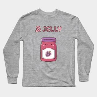 Cute Grape Jelly Jam Jar Long Sleeve T-Shirt